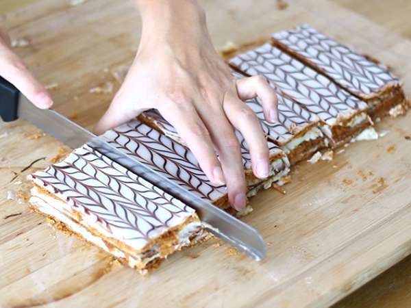 Vanília mille feuille - Előkészítés lépés 14