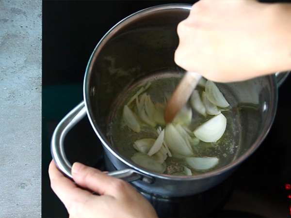 Tejszínes butternut tök leves - Előkészítés lépés 2