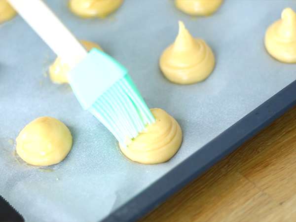 Choux péksütemény libamájjal és hagymás konfitált hagymával - Előkészítés lépés 3