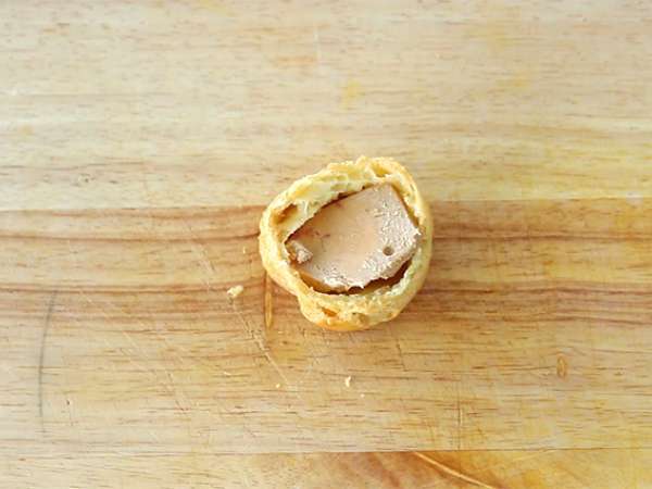 Choux péksütemény libamájjal és hagymás konfitált hagymával - Előkészítés lépés 5