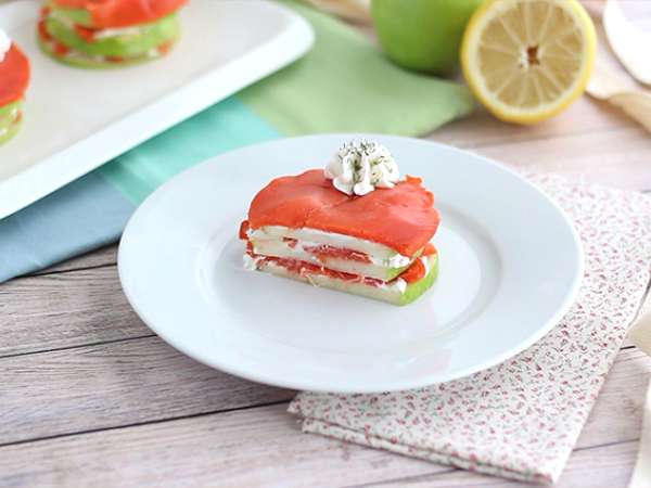 Lazac mille feuille zöld almával - Előkészítés lépés 6
