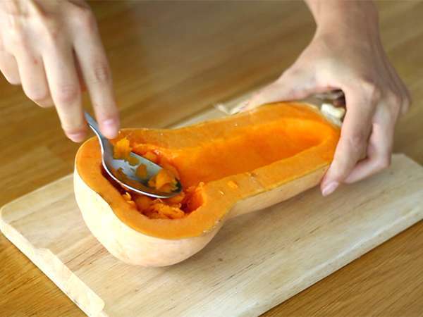 Courgiflette - Butternut sütőtök tartiflette stílusban - Előkészítés lépés 1
