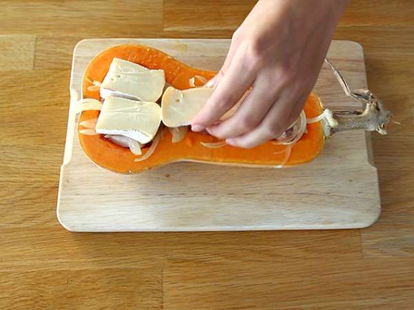 Courgiflette - Butternut sütőtök tartiflette stílusban - Előkészítés lépés 3