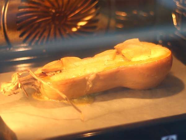 Courgiflette - Butternut sütőtök tartiflette stílusban - Előkészítés lépés 4