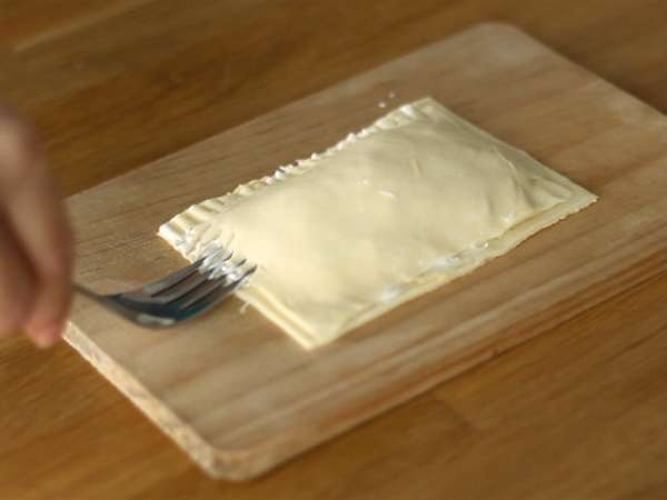 Friands sonka és sajt - Előkészítés lépés 3