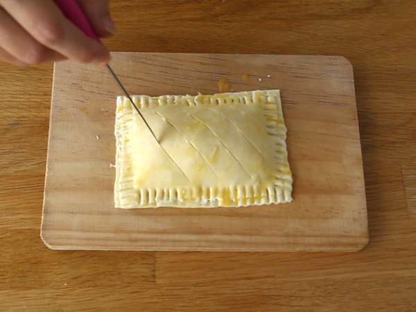 Friands sonka és sajt - Előkészítés lépés 4