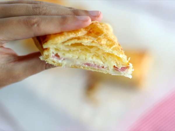 Friands sonka és sajt - Előkészítés lépés 6