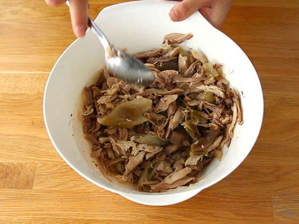 Gyöngytyúk pite libamájjal - Előkészítés lépés 3