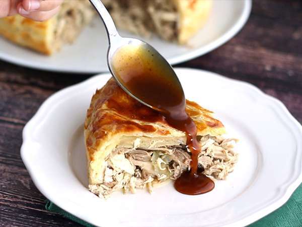 Gyöngytyúk pite libamájjal - Előkészítés lépés 9