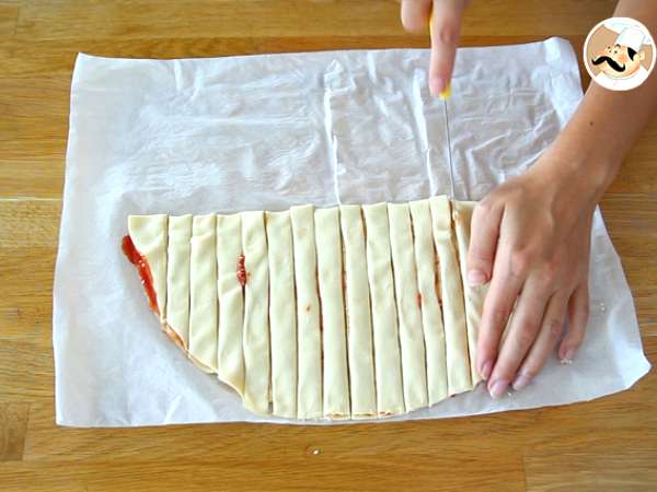 Pehelykönnyű szezámos twistek - Előkészítés lépés 2