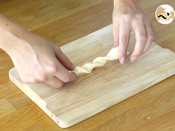 Pehelykönnyű szezámos twistek - Előkészítés lépés 3