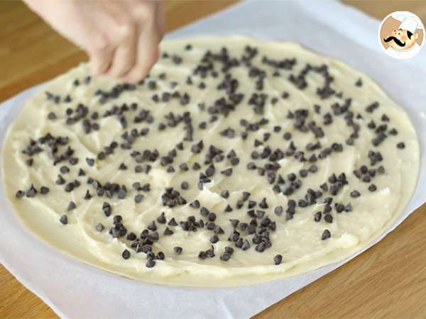 Vaníliás és csokoládés napsütötte torta - Előkészítés lépés 4