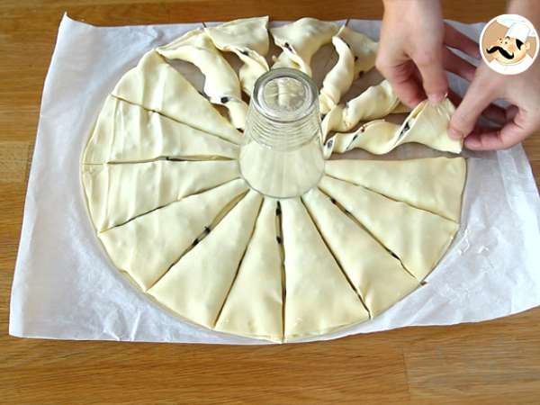 Vaníliás és csokoládés napsütötte torta - Előkészítés lépés 6