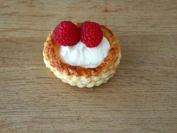 Málna és mascarpone vol au vents - Előkészítés lépés 5