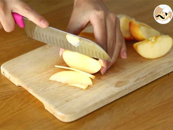 Alma virágos sütemény - Előkészítés lépés 1