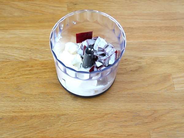 Verrines céklával és rakéta mousse-szal - Előkészítés lépés 3