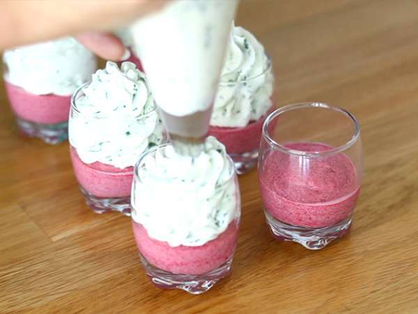 Verrines céklával és rakéta mousse-szal - Előkészítés lépés 6