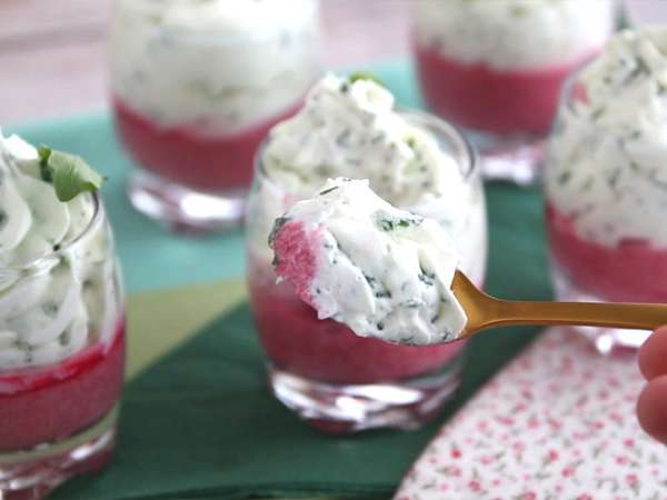 Verrines céklával és rakéta mousse-szal - Előkészítés lépés 7
