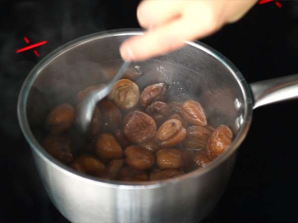 Hagyományos kappan gesztenyével - Előkészítés lépés 5