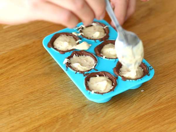 Kinder Schoko-Bons házi készítésű csokoládék - Előkészítés lépés 3