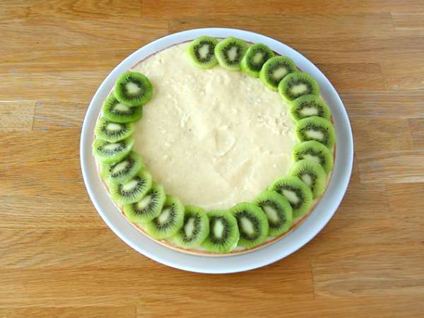 Kiwi torta (gyors és egyszerű) - Előkészítés lépés 6