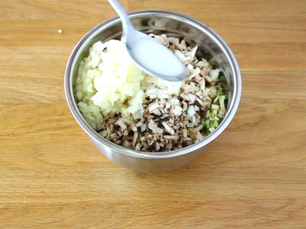 Banh Bao, kis párolt zsemle - Előkészítés lépés 3