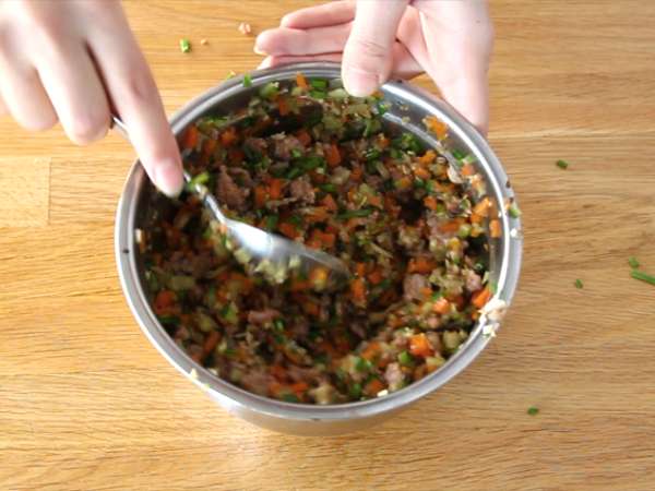 Banh Bao, kis párolt zsemle - Előkészítés lépés 7