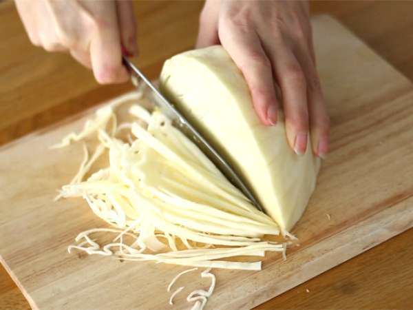 Amerikai stílusú coleslaw (káposzta- és répasaláta) - Előkészítés lépés 1