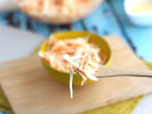 Amerikai stílusú coleslaw (káposzta- és répasaláta) - Előkészítés lépés 5