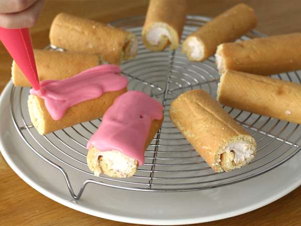 Epres mini tekercsek, Pink Panthers - Előkészítés lépés 10
