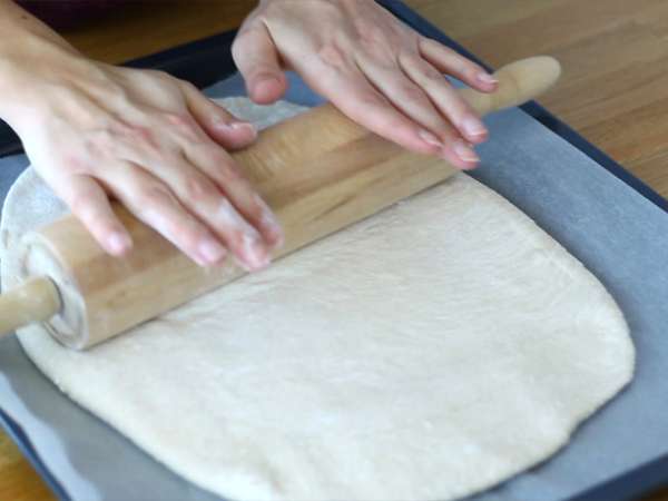 Focaccia, olasz kenyér rozmaringgal - Előkészítés lépés 3