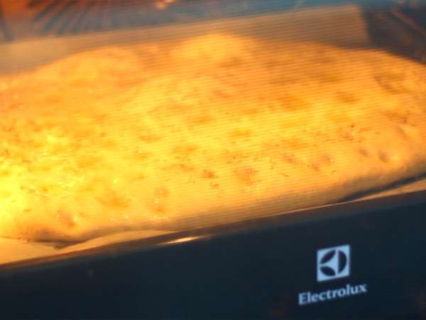 Focaccia, olasz kenyér rozmaringgal - Előkészítés lépés 7