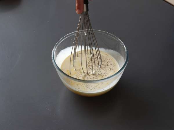 Egyszerű cukkini gratin - Előkészítés lépés 2