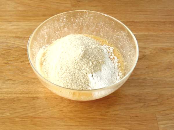 Rebarbara fejjel lefelé torta - Előkészítés lépés 5