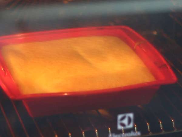 Rebarbara fejjel lefelé torta - Előkészítés lépés 8