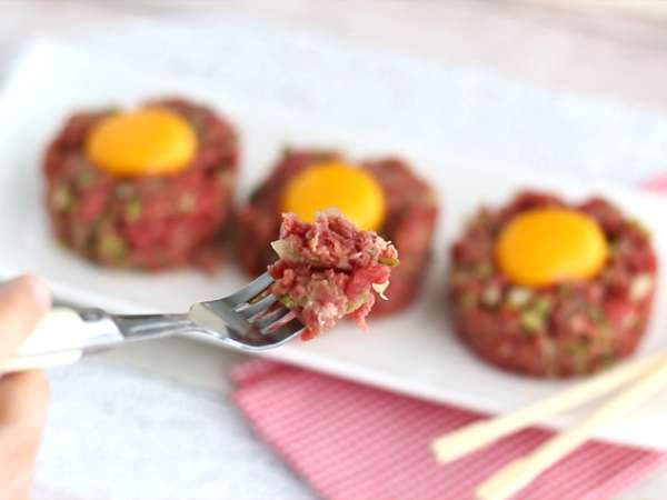 Marhahús steak tartár - Előkészítés lépés 6