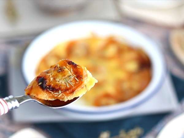 Sárgabarackos és kókuszos gratin - Előkészítés lépés 6