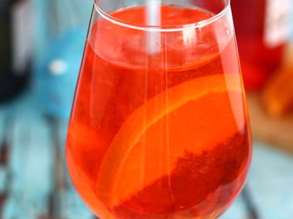 Spritz, a híres olasz koktél Aperollal - Előkészítés lépés 4