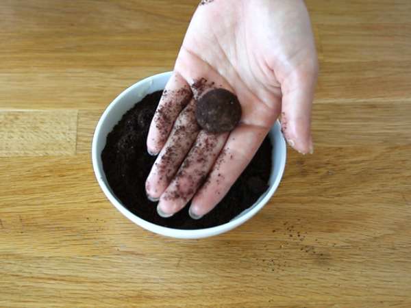Oreo kekszes trüffel - Előkészítés lépés 6