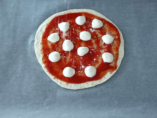 Pizza tortilla expressz - Előkészítés lépés 2