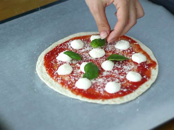 Pizza tortilla expressz - Előkészítés lépés 3