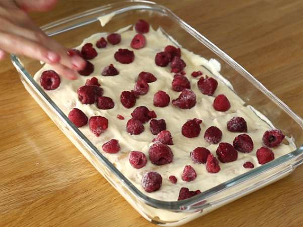 Gyors és egyszerű málna tiramisu - Előkészítés lépés 5