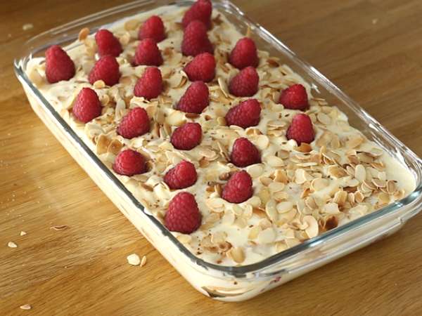 Gyors és egyszerű málna tiramisu - Előkészítés lépés 7