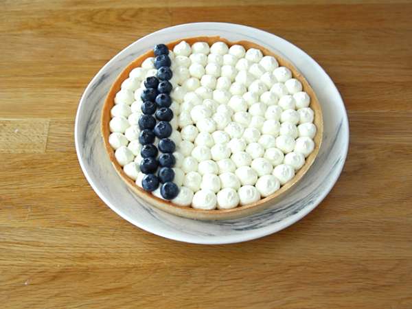 Franciaország kék fehér piros torta - Előkészítés lépés 6