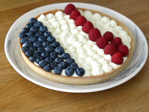 Franciaország kék fehér piros torta - Előkészítés lépés 7