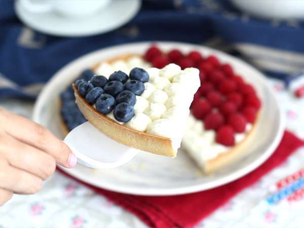 Franciaország kék fehér piros torta - Előkészítés lépés 8