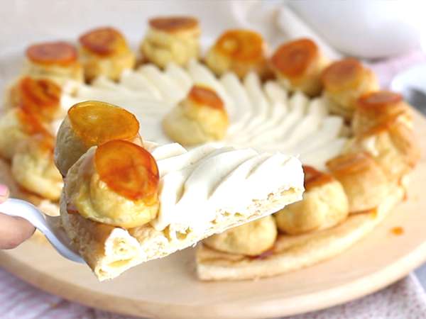 Saint Honoré recept lépésről lépésre elmagyarázva videón - Előkészítés lépés 20