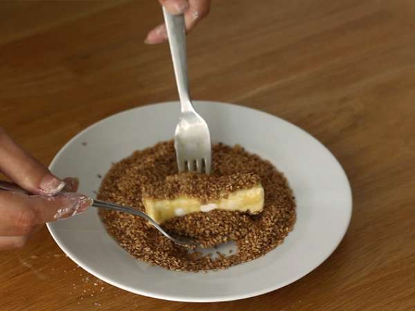Szezámos feta sajt rudak - Előkészítés lépés 3