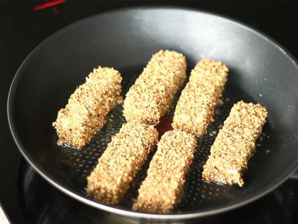 Szezámos feta sajt rudak - Előkészítés lépés 4