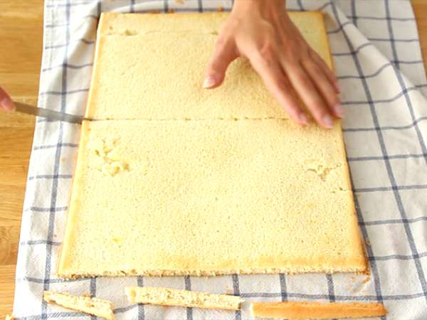 Mangó és málna torta - Előkészítés lépés 8
